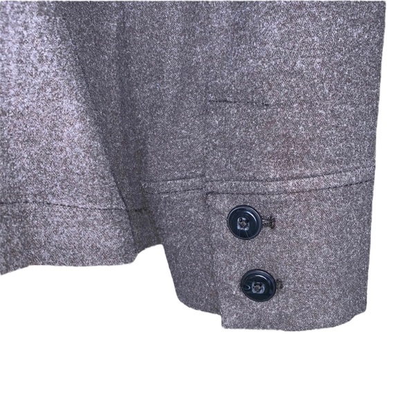 Anthropologie Cartonnier Microsuede Career Blazer size 10 Grey - Picture 3 of 5